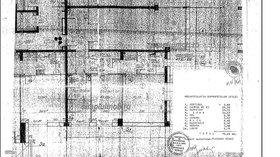 3 Camere Decomandat Renovat Pantelimon - Schiță 10