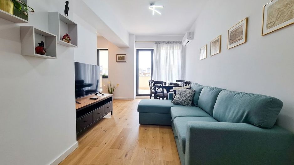 2 camere | 12 mp terasa | etaj 7 | rondul OMV Pipera | Parcare - Poză 1