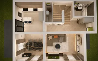 Casa Individuala - 4 camere - 3 bai - 355mp teren - Poză 20