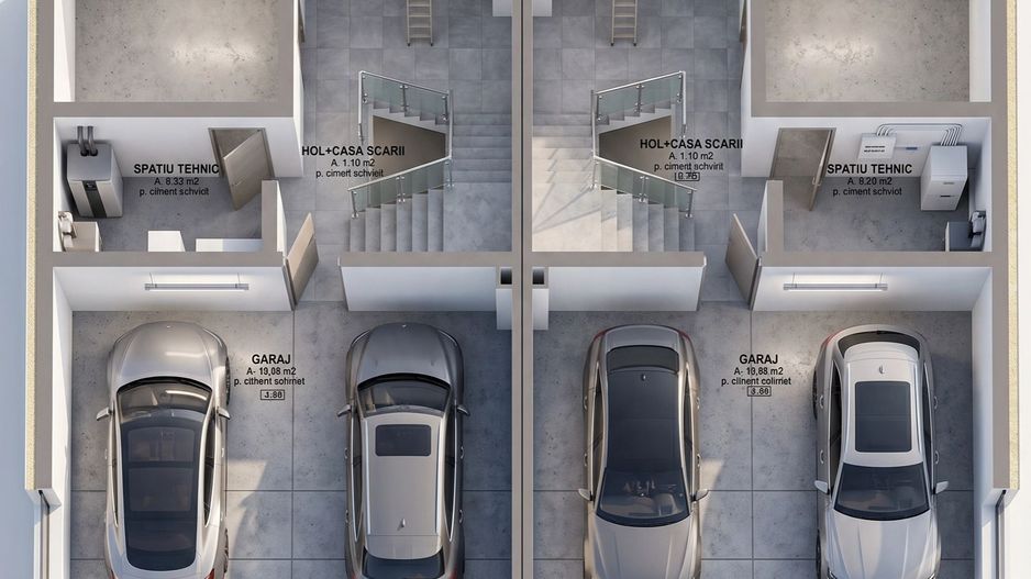 Duplex semifinisat, zona Donath Park - Poză 7