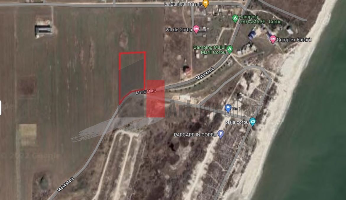 Teren intravilan Corbu  7500 mp - pot 50% - cut 2,5 - Poză 1