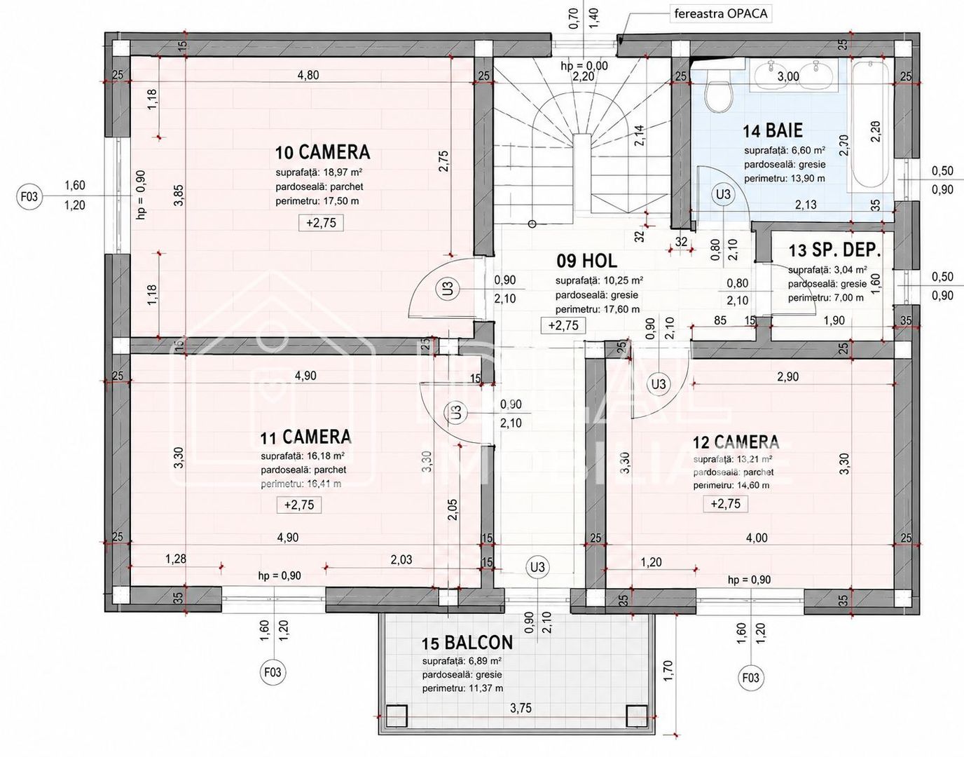 Casa Individuala Moderna cu 560 mp de curte, in Cristian - Schiță 11