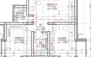 Spatios. Bucatarie inchisa. 2 balcoane. - Schiță 15