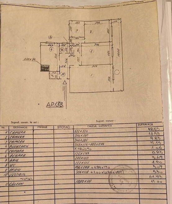 De vanzare 3 Camere | Etaj 1 | 2 Băi | Metrou Valea Ialomiței - Poză 6