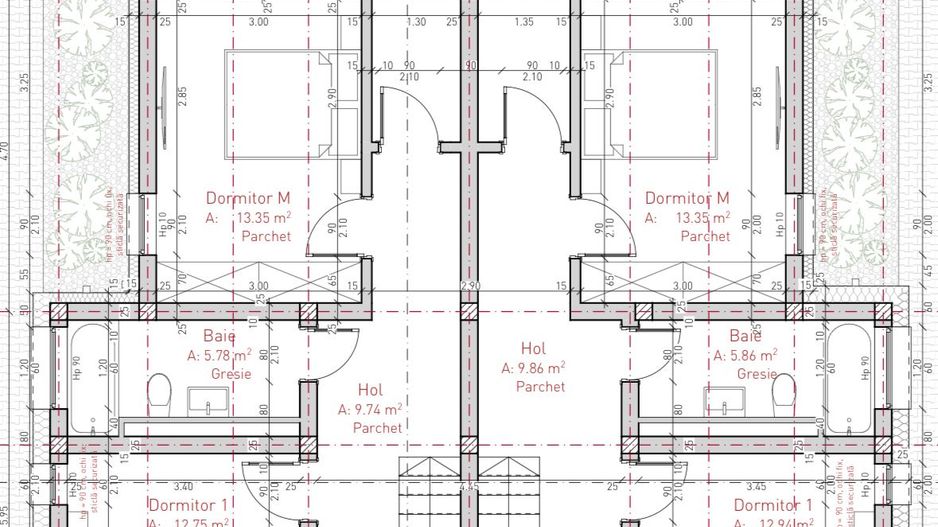 Sacalaz, 1/2 Duplex P+E, 4 Camere,2 Bai,Proiect Modern - Poză 8