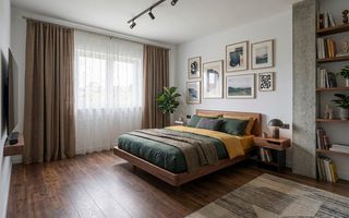 Casa la cheie-Living-2 Dormitoare-Baie-Gaze-Curent-Apa-320mp teren - Poză 2