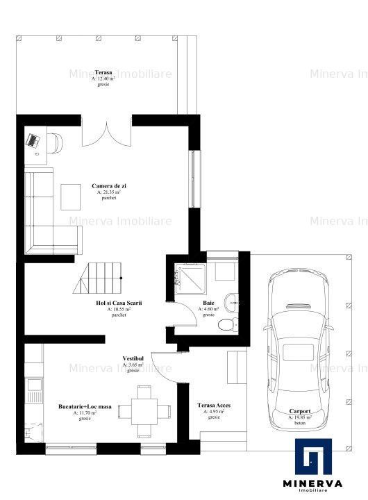 Duplex 3 dormitoare| Mosnita Noua - Serena1 | toate utilitatile |COMISION 0 - Poză 35