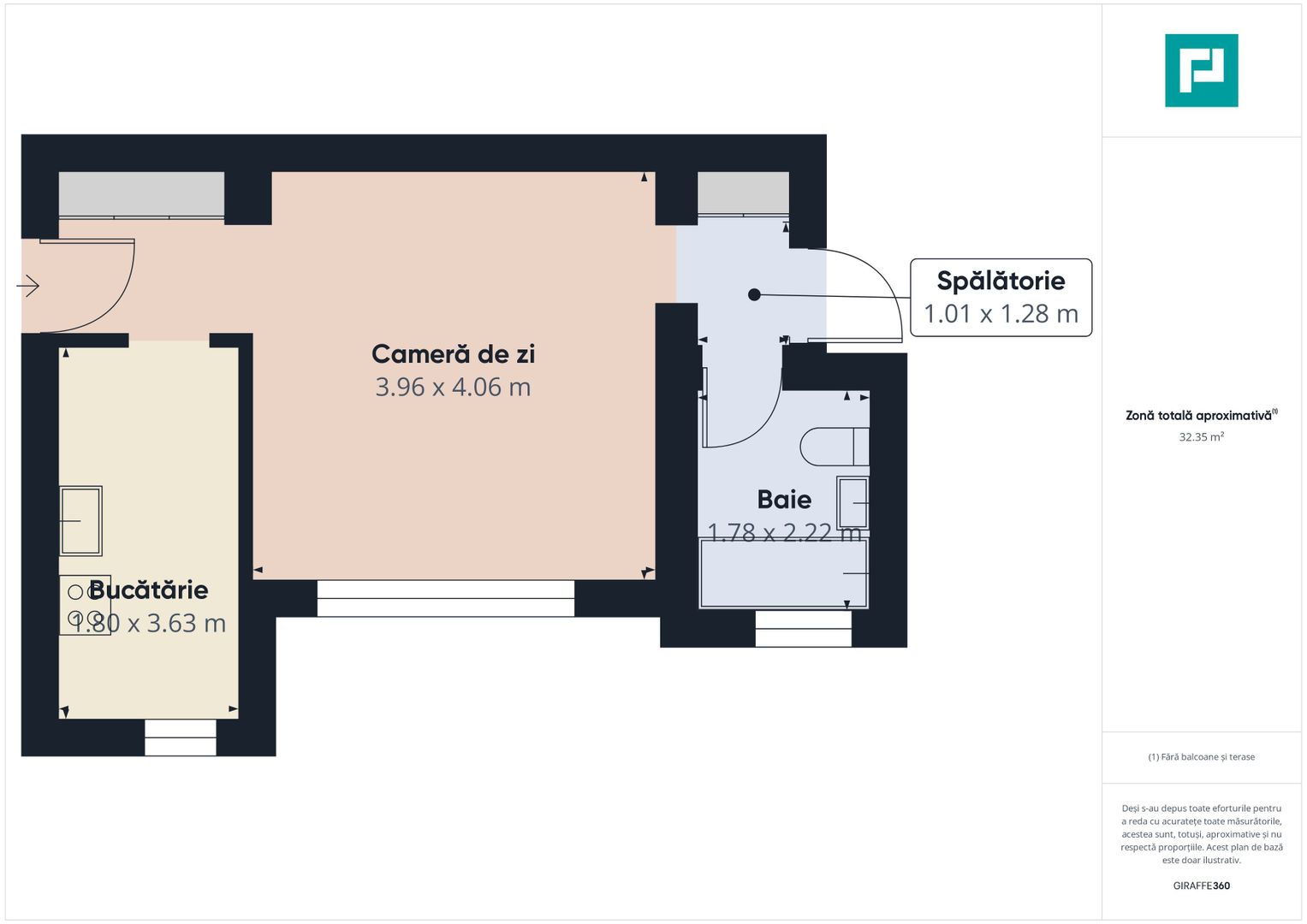 Apartament cu 2 camere Giroc - Poză 16