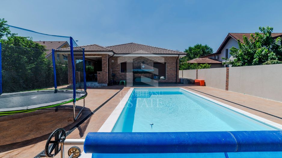 Casa pe parter premium cu piscina in Chisoda independenta energetic - Poză 23