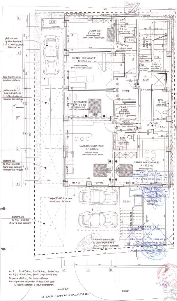 Constructie D+P+3E | Lift | 2 intrari | Parcare Sub | Domenii | Ideal Investitie - Schiță 51