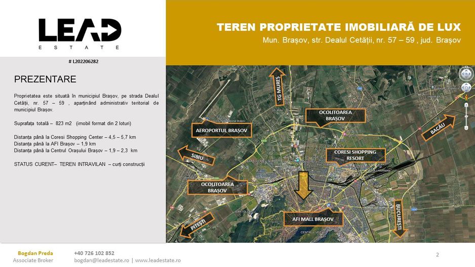 TEREN PROPRIETATE IMOBILIARA DE LUX - Poză 2