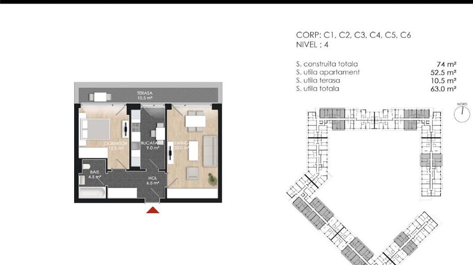 APARTAMENT 2 CAMERE | PROIECT NOU | PISCINA IN COMPLEX - Poză 19