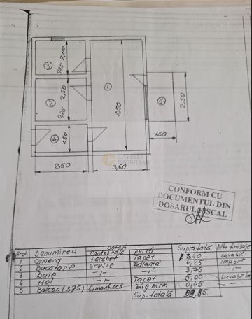 Garsoniera cu balcon  | 32mp  | Universitate  | Pretabil Airbnb - Poză 9
