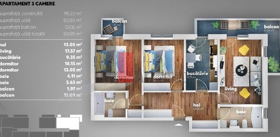 Vânzare apartament cu centrală Bd. Metalurgiei - Piața de Gros - Poză 7