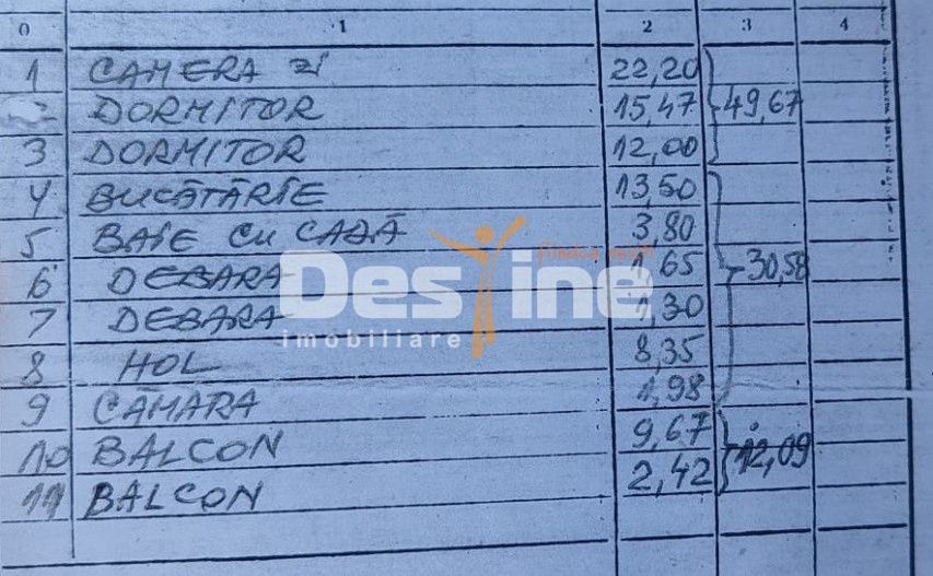 Apartament 3 camere, 2 grupuri sanitare, 2 balcoane, etajul 7 din 8, zona Traian - Poză 7