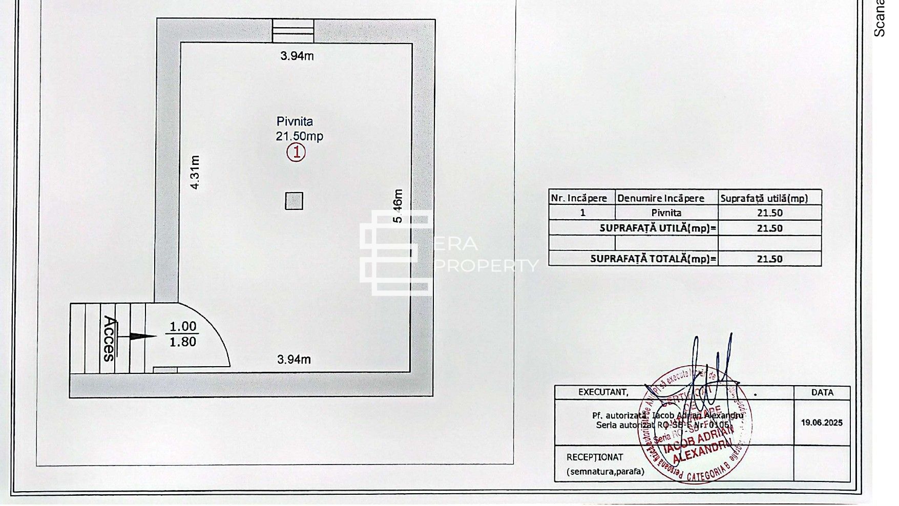 Casa individuala 5 camere/pivnita/garaj/ teren/460mp ,Turnisor/SIBIU - Schiță 15