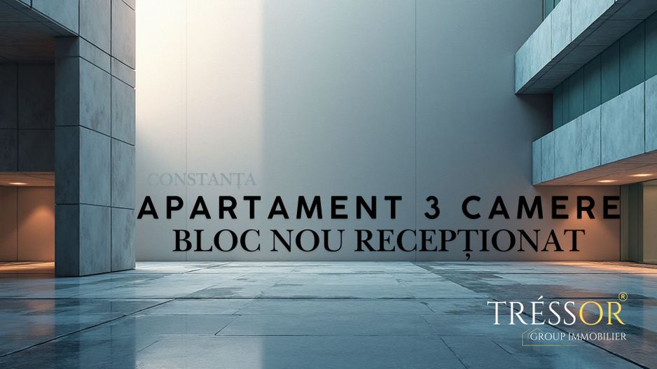 3 camere/mobilat, 81 mp, 2 balcoane, 2 băi, bloc nou - Poză 1
