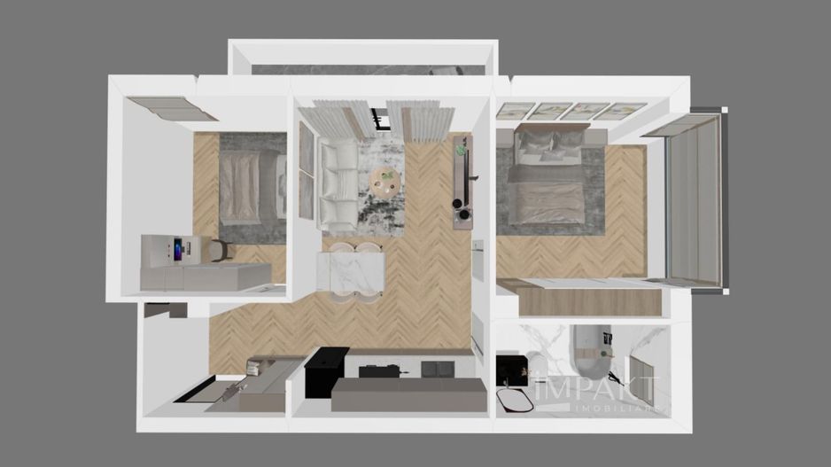 Apartament 3 camere | Terasa | Priveliste | Terra, Floresti - Poză 2