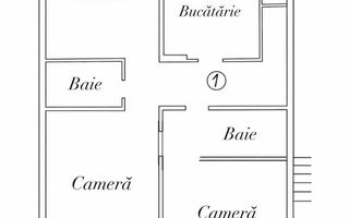 Apartament 3 camere zona Piața Mărăști - Poză 1