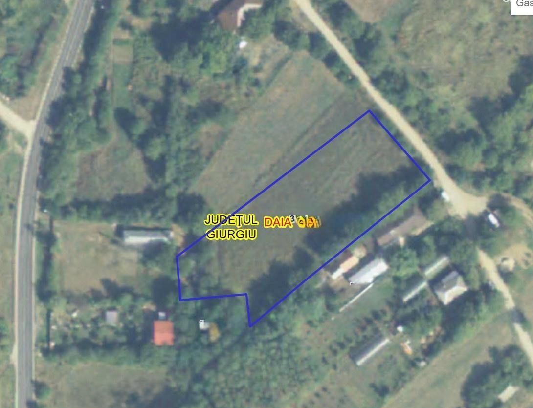 teren intravilan  sat Daia, județul Giurgiu,Dealul Florilor - Schiță 4