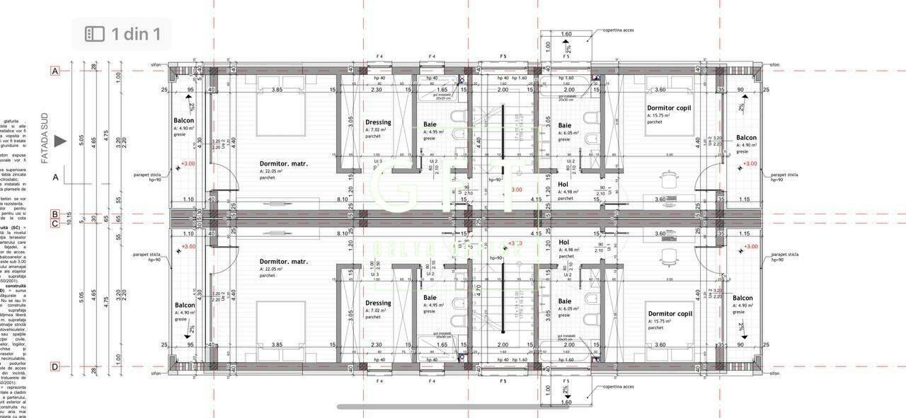 Unitate duplex 193mp utili +65 terase circulabile + 200 mp teren, Voronet - Poză 13