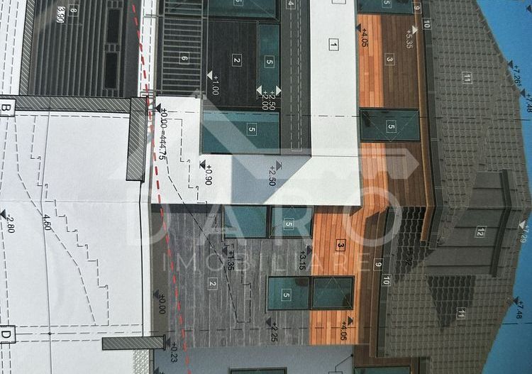 Teren 550 mp Platoul Cornesti cu autorizatie de construire casa - Poză 3