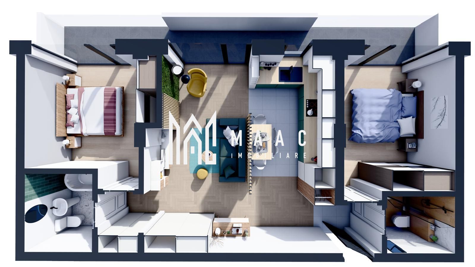 Apartament rezidențial I 3 Camere I Parcare I Selgros - Poză 1