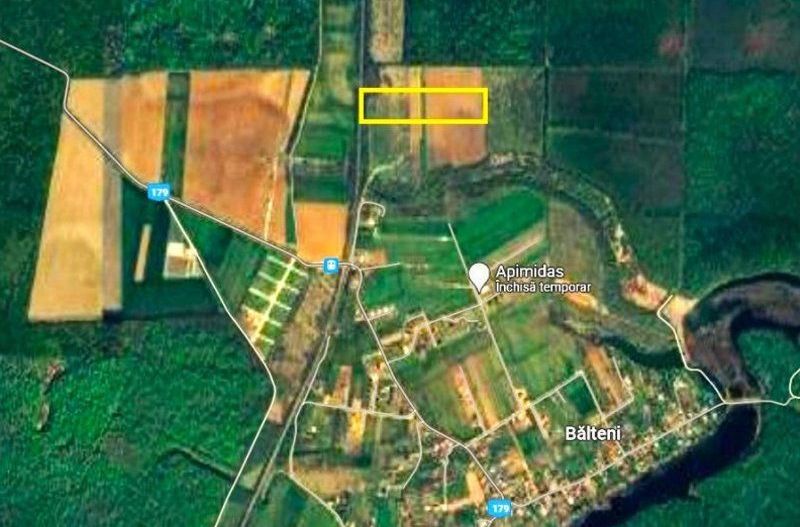 Teren de vanzare Peris - Balteni langa padure | 35.000 mp | Front stradal 75 m - Poză 1