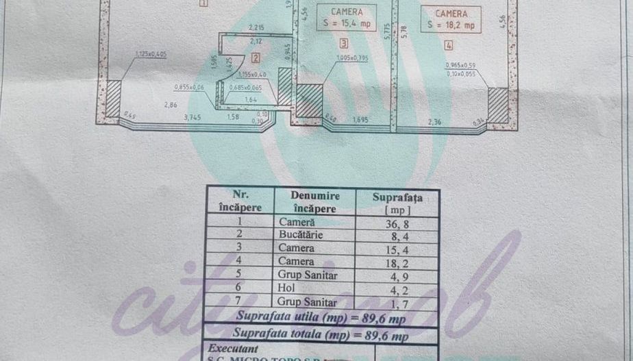 3 camere - bloc MONOLIT  - Bd. UNIRII - etajul 1 - Poză 16