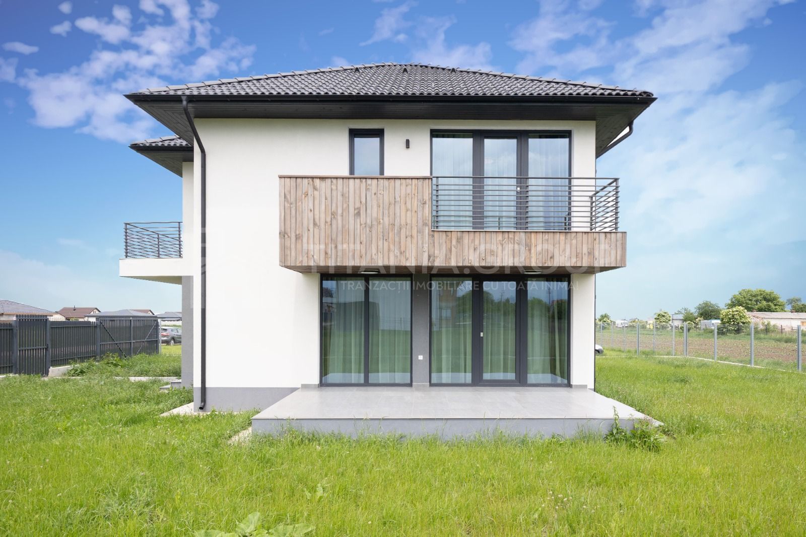 Casa individuala 4 camere, teren de 596 mp, partial mobilata, Cristian - Poză 33