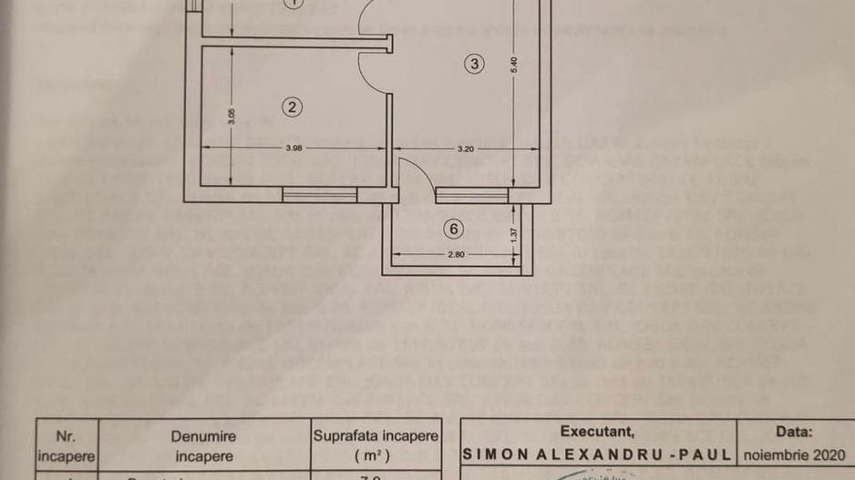 2 CAMERE ‖ ZONA EMINESCU ‖ IMOBIL NOU ‖ CENTRALA PROPRIE ‖ - Schiță 6
