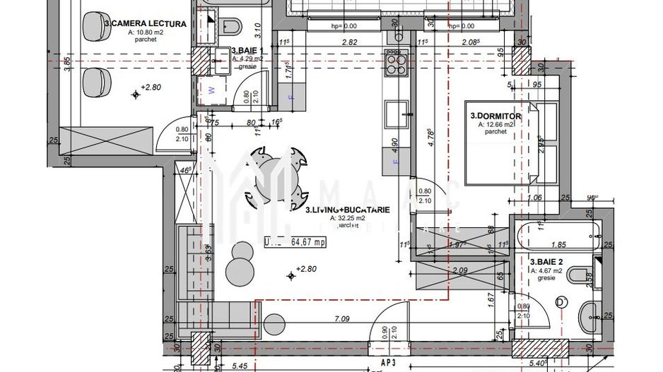 Comison 0% | Apartament 3 camere | Balcon | - Poză 4
