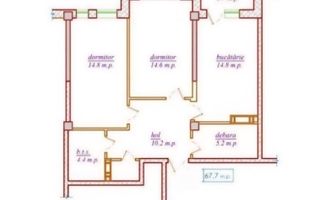 Vânzare, apartament, 2 camere, str. Nicolae Dimo, Durlești - Poză 1