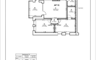 Apartament 3 camere cu parcare in Pipera-Voluntari - Schiță 26