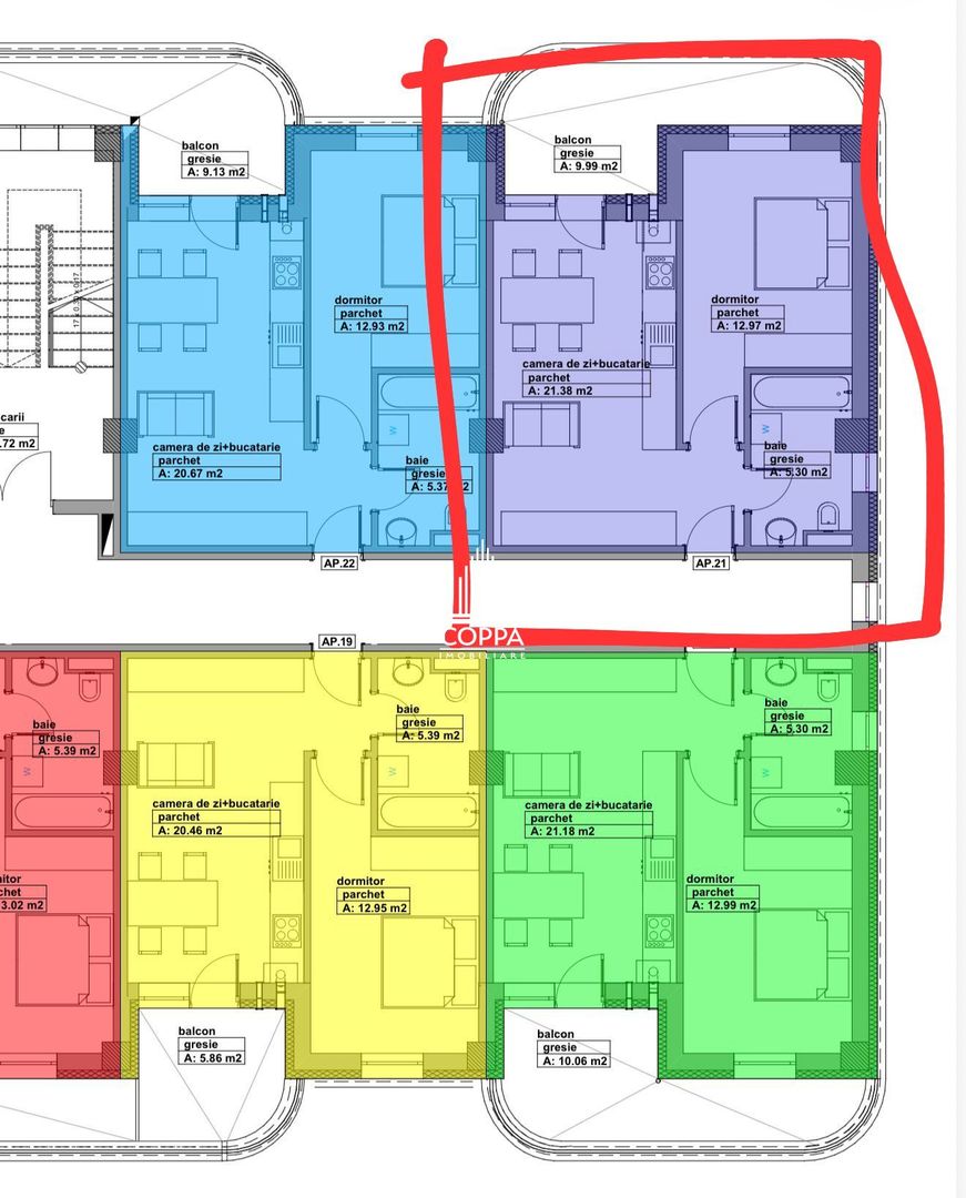 Apartament nou / doua camere / Lupului + parcare - Poză 3