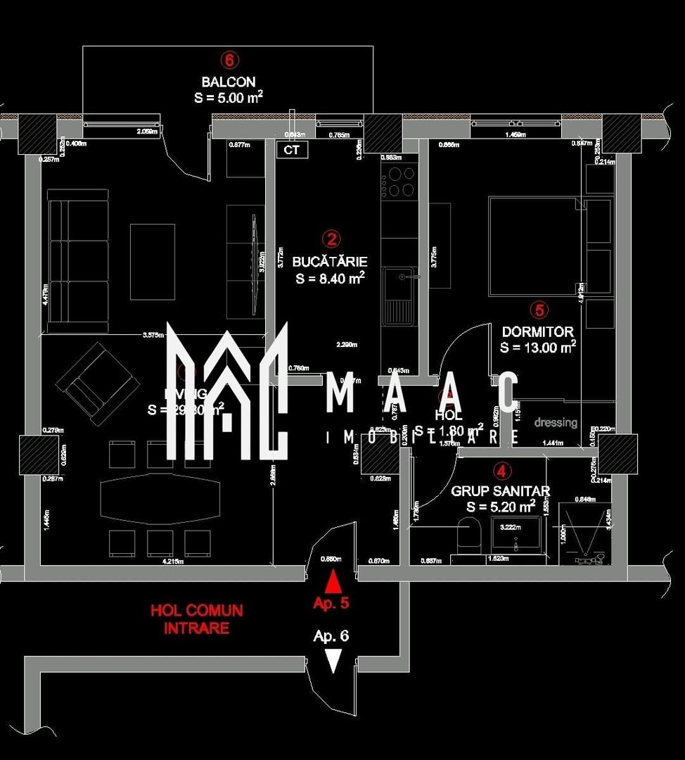 Apartament 2 Camere I De inchiriat I Et 1 I Parcare inclusa - Poză 5