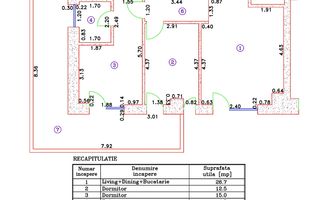 Apartament premium | 3 camere | Cortina 126 - Poză 17