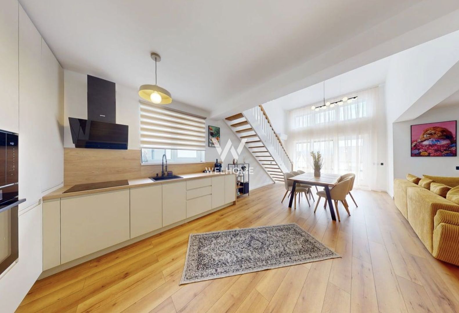 Penthouse de vanzare in Sibiu, pe 2 niveluri, mobilat si utilat modern - Poză 1