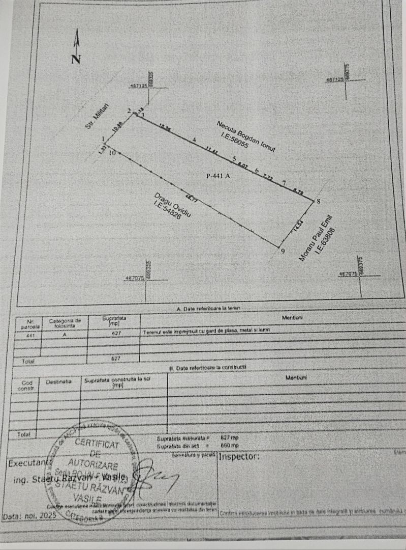 Teren de vânzare...Str.Militari...Mun Focșani/VN - Poză 2