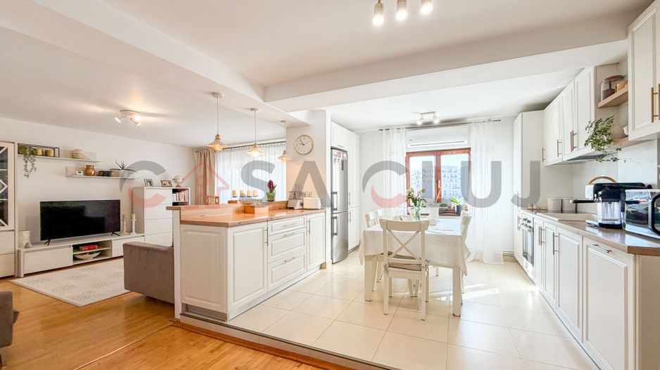 4 camere zona semicentrala, etaj intermediar, 100 mp utili! - Poză 3