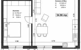 Apartamente cu 2 camere/50-55mp/TERASE 20-52mp/IMOBIL NZEB/TVA INCLUS. - Poză 5