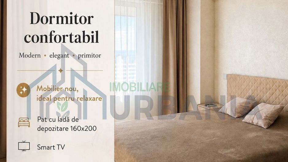 Apartament 1 cameră, 47 mp – Royal Town Iași | Bloc nou, primul chiriaș - Poză 2