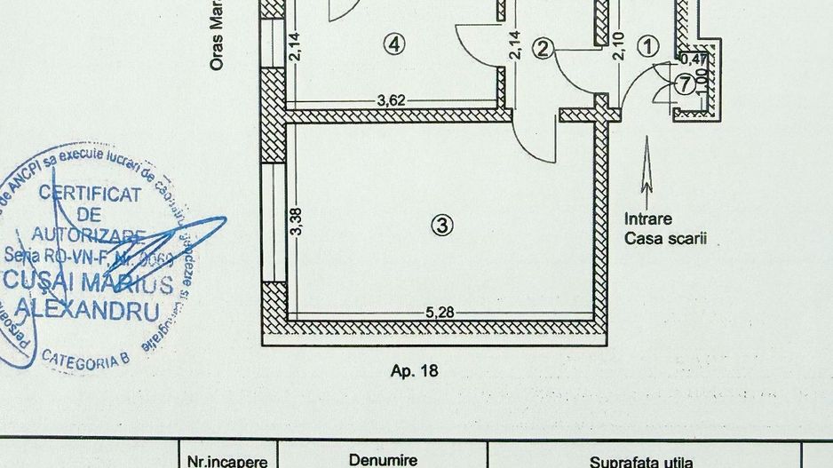 Apartament cu 2 camere - vanzare - Marasesti, jud. Vrancea - Poză 10