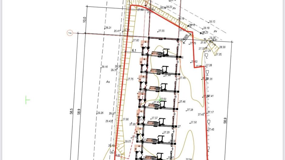 Vânzare, Proiect de 8 townhouse, str. Dumbrăviței, Hrușova, Criuleni - Poză 7
