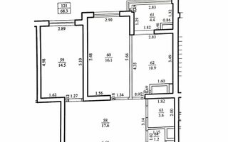 Vânzare, apartament, 2 camere, str. Vasile Lupu, Buiucani - Poză 2