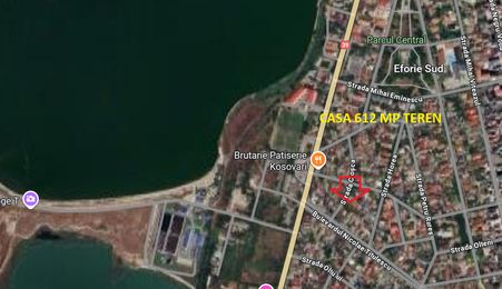 Teren de vanzare 612 mp Eforie Sud