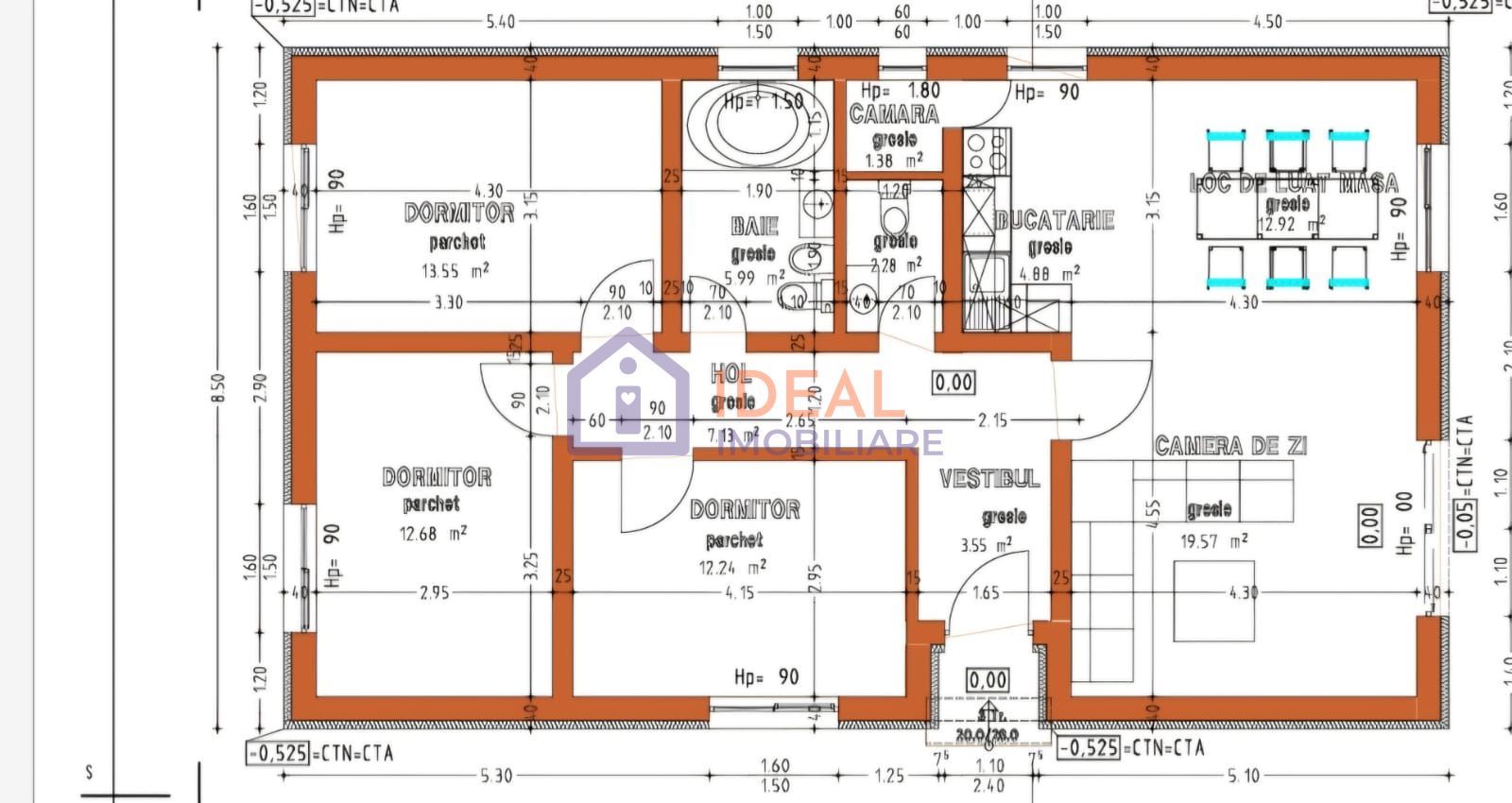 Casa pe un singur nivel cu 460 mp teren, in Cisnadie - Poză 12
