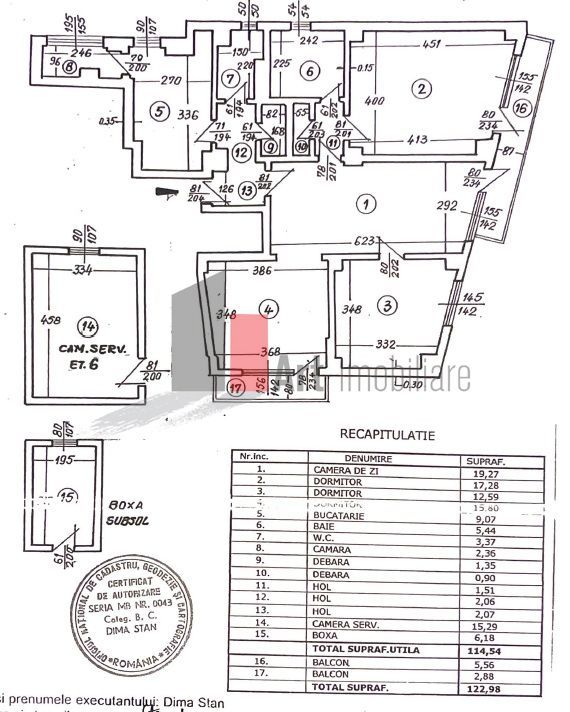 Apartament 4 camere cu centrală - Vasile Lascar - Poză 7