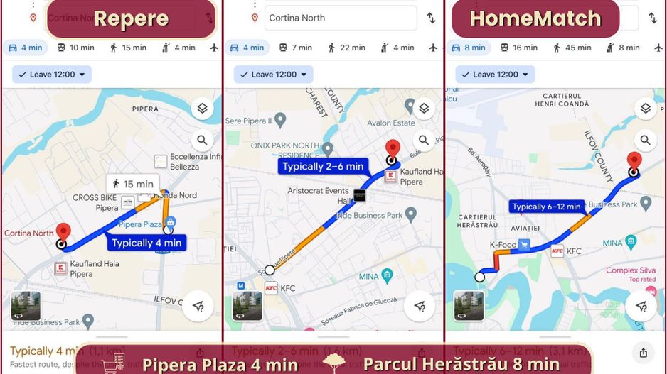 Cortina North || 2 camere || Parcare subterană || Comision 0% - Poză 14