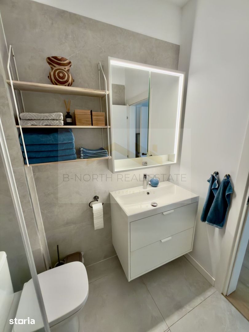 Apartament 3 camere premium | Orientare sud | 2 băi | 2 parcări City Nord Tunari - Poză 11